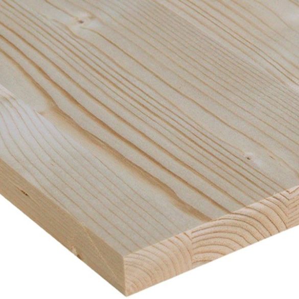 Panneau lamellé collé Épicéa A/B lames entières 500x102 cm Ép. 42 mm 