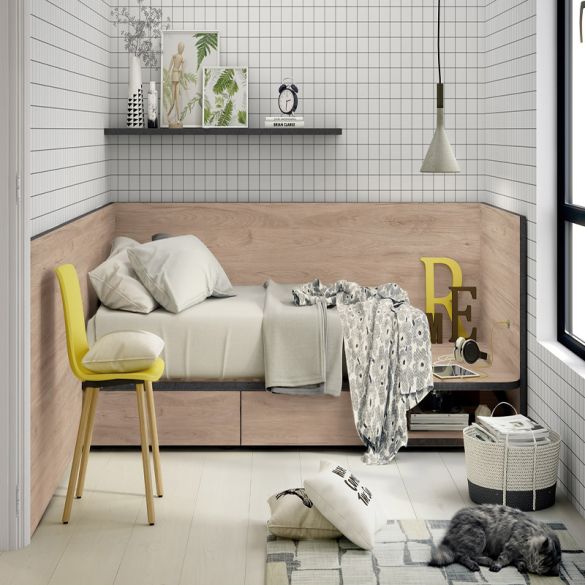 Mélaminé ROBLE AURORA 98V Atlas 19 mm - 2,85 x 2,10 m - FINSA