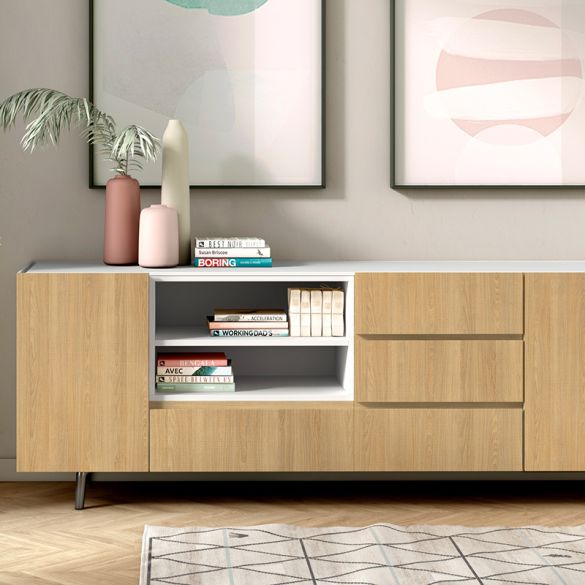 Panneau FIBRAPRINT Blanc milieu sec 3 mm 244x122 cm prépeint sur 1 face