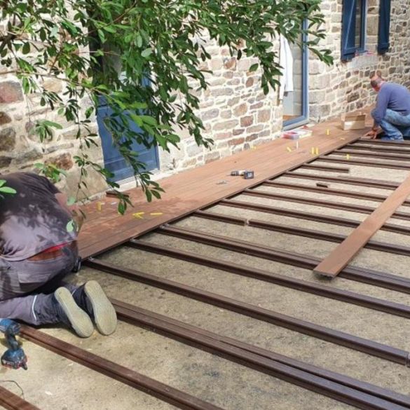 Lame composite Atmosphère Nuances Ipé - 23x138x4000 mm - SILVADEC