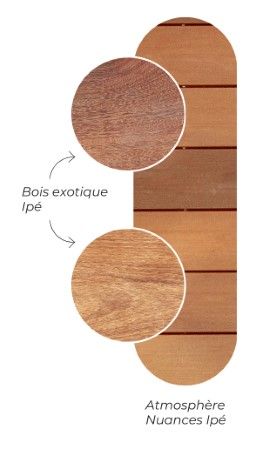 Jupe Finition Atmosphere Nuances IPE - 20x70x2000 mm - SILVADEC