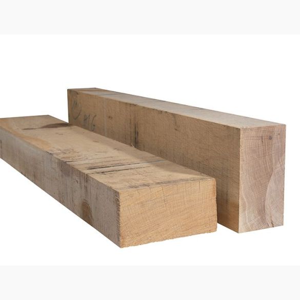 Traverse paysagère en chêne Long 4,00 m 20x10 cm