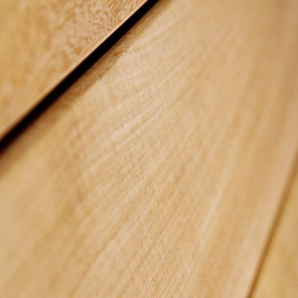 Lame terrasse bois exotique GARAPA lisse L. 2,15 m - 145x21 mm - à visser