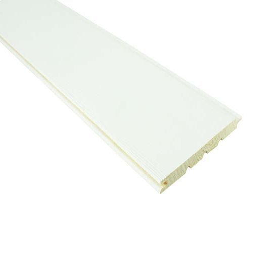 Lambris Sapin Brossé Blanc Polaire KINNA 12x135x2350 mm - SILVERWOOD