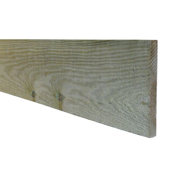 Volige bois autoclave Long. 2,00m - 200x18 mm - en Pin brut traité Classe 4