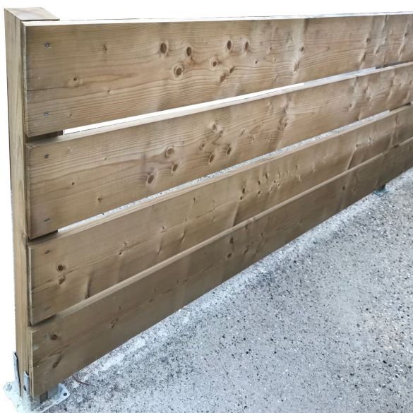 Volige bois autoclave Long. 2,00m - 200x18 mm - en Pin brut traité Classe 4