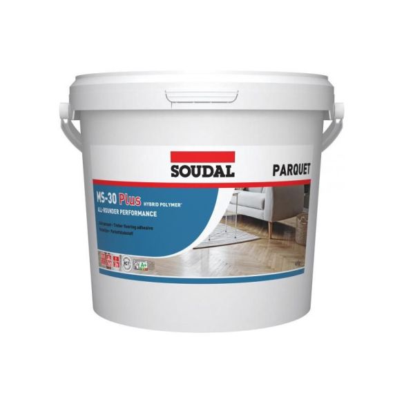 Colle pour parquet massif MS-30PLUS - 6 kg - SOUDAL