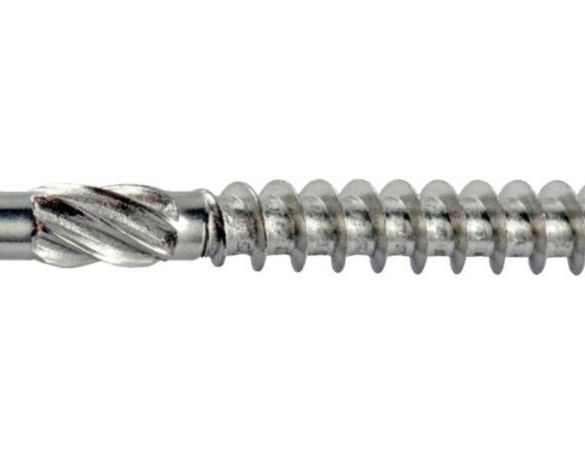 Vis terrasse A2 inox Ø 5x50 mm Petite tête + Embout Torx 25 - Seau de 1000