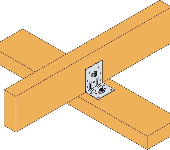 Equerre renforcée E5/1,5 - 77x50x65x1,5mm SIMPSON