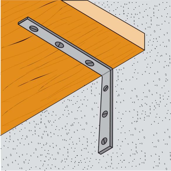 Équerre de renfort CRE70 18x70x70 mm Ep. 4 mm SIMPSON