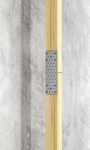 Equerre de bardage ITE EBC160 64x158x53mm ép. 2,5mm SIMPSON