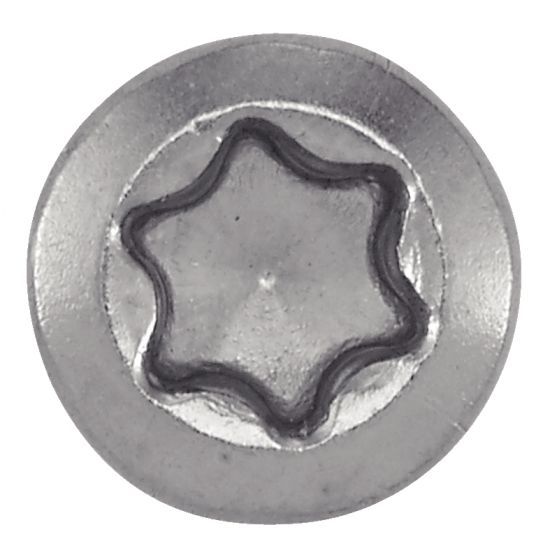 Vis terrasse petite tête fraisée A2 inox Ø4X40 mm + Embout Tx15 - Bte 200 vis