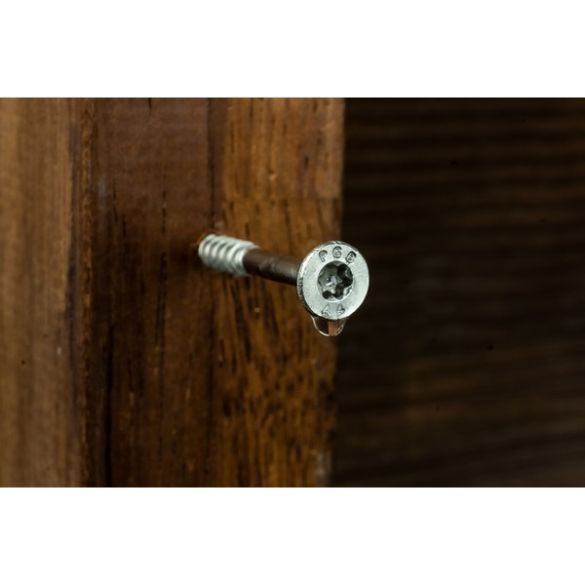 Vis inox A4 Ø 5x50 mm Tête fraisée Filetage partiel Tx25 - Boîte de 200