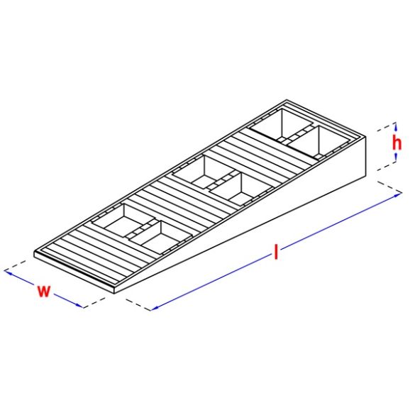 Cales crantées 15 mm pour terrasse et plancher HAPAX - 6 pcs