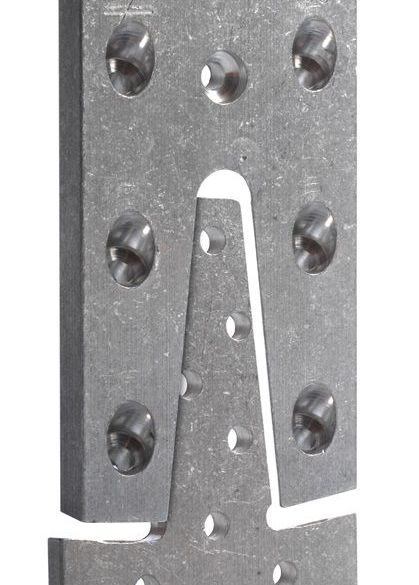 Etrier à queue d'aronde alu 195x75mm ETB190-B