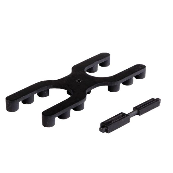 Kit fixation terrasse D-PRO - 200 vis A2 5x60 + 100 rupteurs de pont thermique + 20 cales