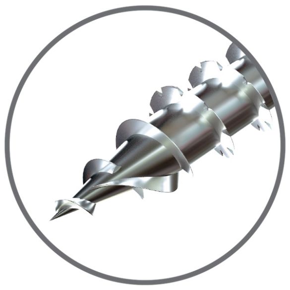 Vis TK pour construction bois 6x40 mm Tx 30 - Filetage partiel - Bte de 100