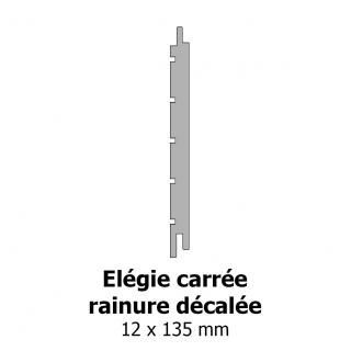 Lambris sapin brut blanchi 2350x135x12 mm SILVERWOOD