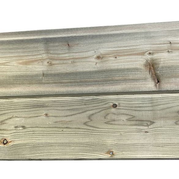 Bardage sapin réversible 3000x145x22 mm traité Classe 3 VERT