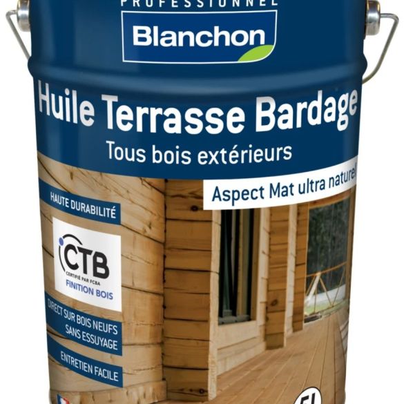 Huile Terrasse Bardage - Teinte Bois Naturel 5L - BLANCHON