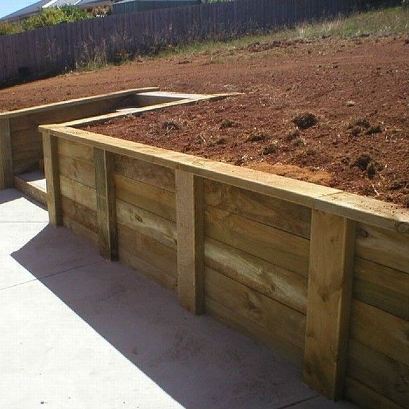 Planche pour mur de soutènement bois Ép. 40 mm - 240x25 cm en pin classe 4