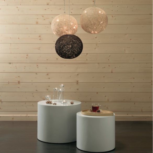 Lambris Sélection Petit Noeud profil grain d'orge 100x10 mm L. 2,00 m en pin