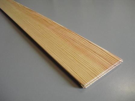 Plinthe en pin des Landes sans noeud bord arrondi 70x10 mm L. 2,00 m