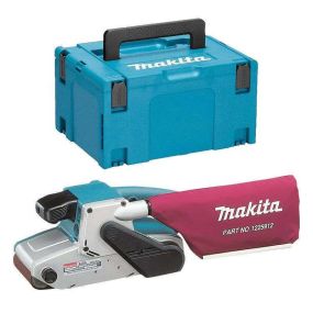 Ponceuse Makita 9404J livrée en coffret MAKPAC avec sac à poussière