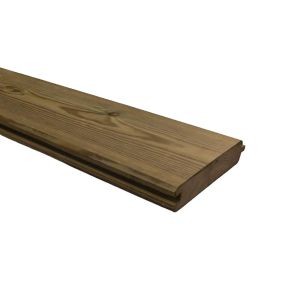 Planche de clôture AMY 135x21 mm - Long 1,80 m - Pin du nord Cl.4 marron