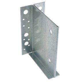 étrier âme intérieure acier galvanisé 185x130 mm fixation bois invisible