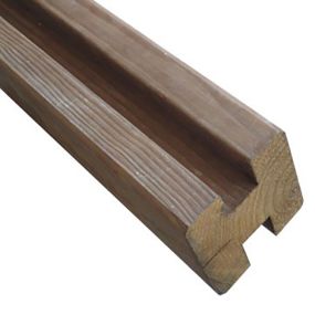 Poteau pin cl4 90x90 intermediaire pour planches en 27 mm