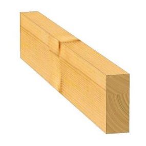 Chevron en pin brut traité Classe 2 - 150x60 mm - Long. 5,00 m
