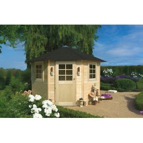 Abri de jardin à angle droit NANCY S8205