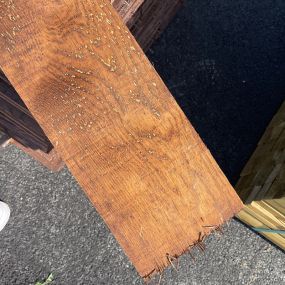 Planche de soutènement 27×90×2400 mm en pin traité Classe 4 marron