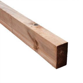 Charpente pin sylvestre 150x80 mm - raboté et traité Cl4 marron - Long. 3,00 m