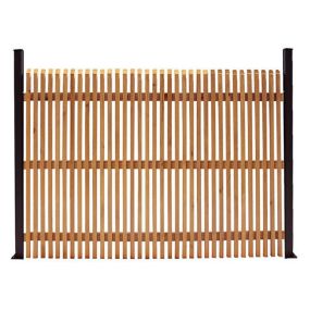 Écran SHADOW en pin marron traité classe 4, format 1,728 x 1,20 m