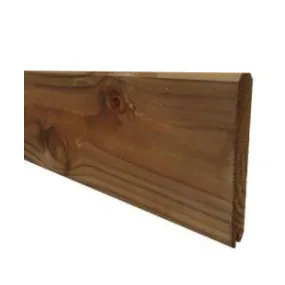 Lame de finition clôture 1,95 m en pin traité Cl.3 BRUN