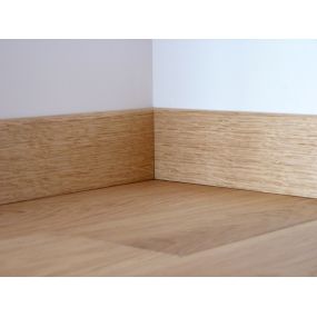 Plinthe MDF Chêne Topaze 2200 x 80 x 13 mm PANAGET