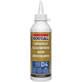 Colle à bois PU extérieur D4 250g - 100058 - SOUDAL