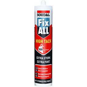 Mastic Fix All High Tack BLANC 290ml - 100268 - SOUDAL