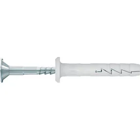 25 Chevilles à frapper Ø10 x 160 mm - Clou-vis nylon tête fraisée - RAWL