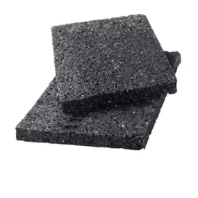 Cales isolantes caoutchouc Rubberpad 90x90x8 mm NIVO - Boîte de 24 cales