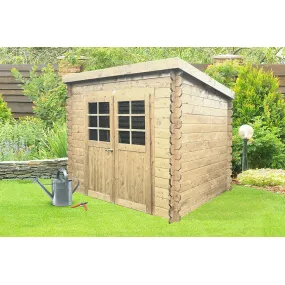 Abri en bois STENDAL 248 x 198 cm - 4,91 m²- S8605