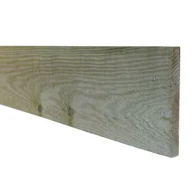 Volige bois autoclave Long. 3,00m - 200x18 mm - Pin brut traité Classe 4