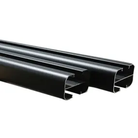 Poteau alu First 2300x74x48 mm pour clôture Bali Evoluclos - RAL 7016