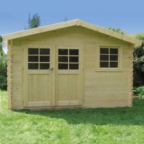 Abri de jardin 28mm CHIMAY 358 x 298 cm - 10,67 m²