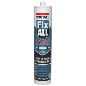 Mastic colle Fix All Flexi BRUN 290 ml - 105032 - SOUDAL