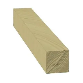 Poteau bois 12x12 cm Long. 1,20 m en pin traité Classe 4