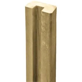 Poteau bois 90x45 mm L.2,40 m traité Cl.4 VERT