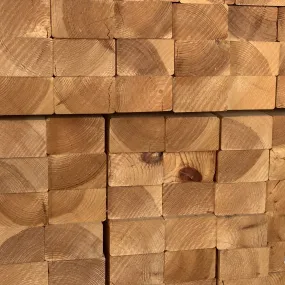 Ossature pin raboté 5,00 m 145x45 mm traité Classe 2